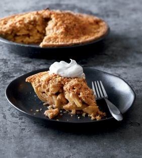 Apple crumble pie