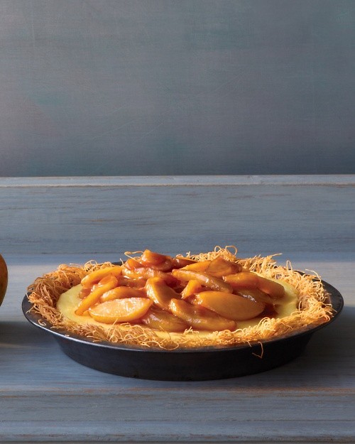 Apple custard pie