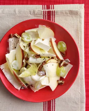 Apple, endive, and grape salad