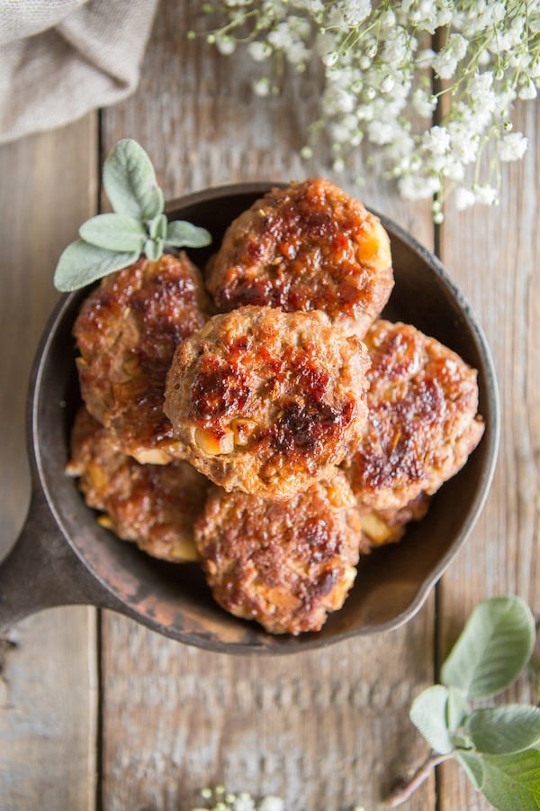 Apple fennel breakfast sausage