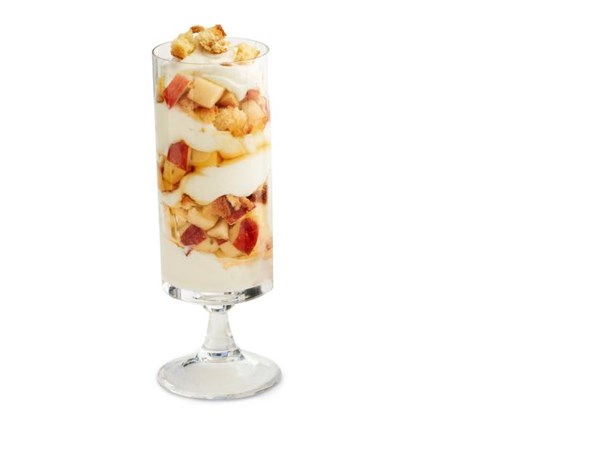 Apple-fennel parfait
