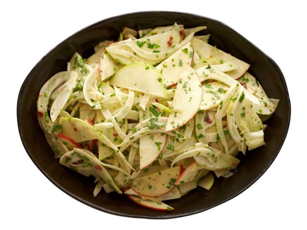 Apple-fennel slaw