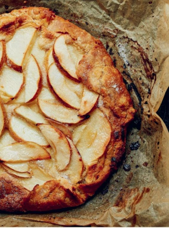 Apple frangipane galette