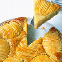 Apple frangipane tart