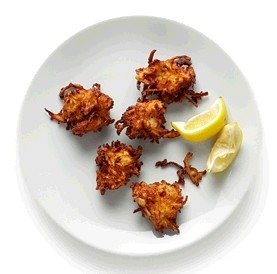 Apple fritters with Fontina cheese