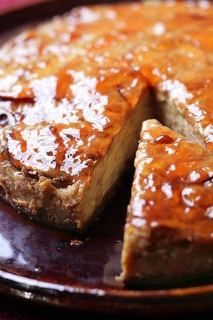 Apple, ginger and creme fraiche cake