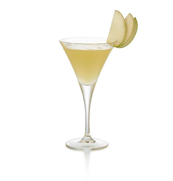 Apple 'Greene' martini