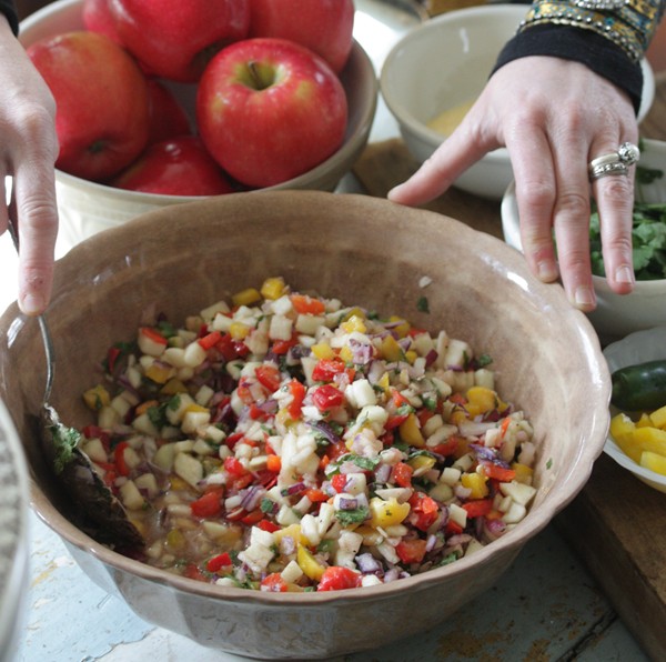 Apple harvest salsa