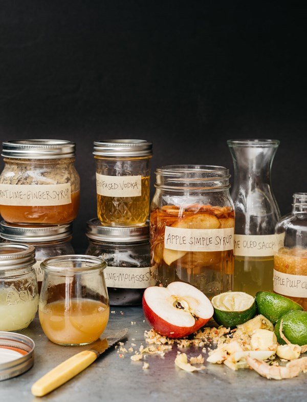 Apple-infused vodka