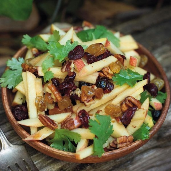 Apple matchstick salad