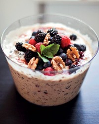 Apple muesli with goji berries