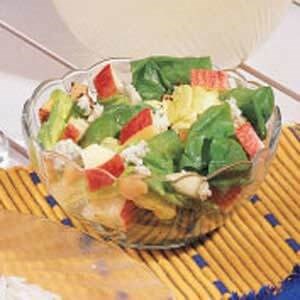 Apple-nut tossed salad 