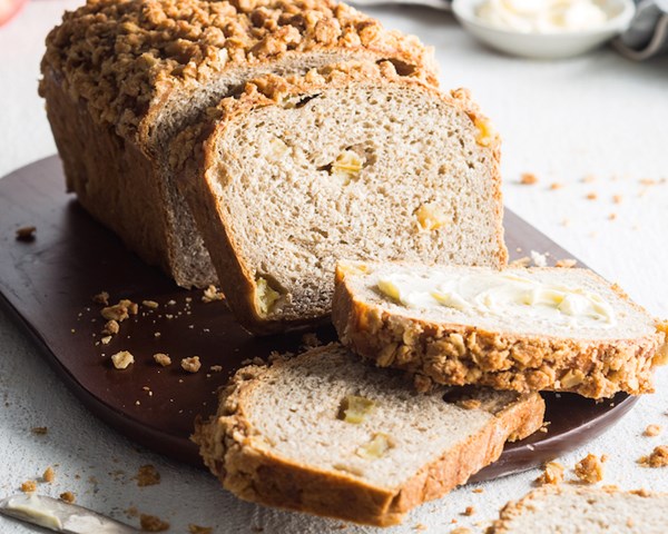 Apple oat bread