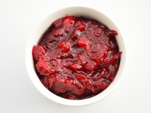 Apple-orange cranberry sauce