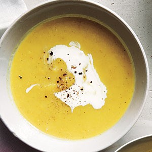 Apple-parsnip soup