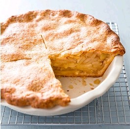 Apple pie with cheddar cheese crust