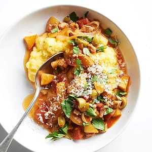 Apple pork ragu