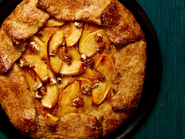 Apple-pumpkin galette