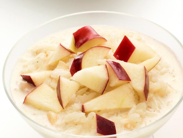 Apple rice pudding