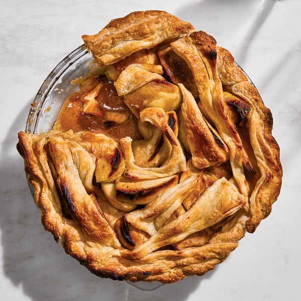 Apple-rose pie