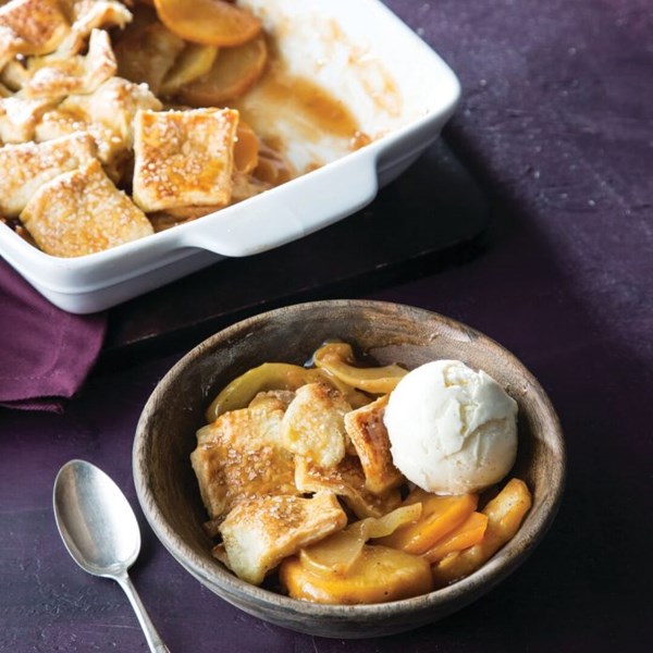 Apple-rutabaga cobbler
