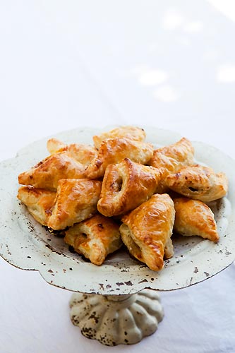 Apple walnut Gorgonzola turnovers