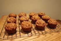 Apple walnut muffins