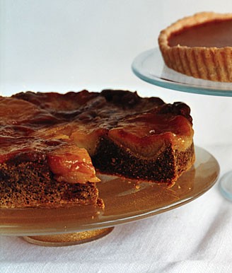 Apple walnut torte