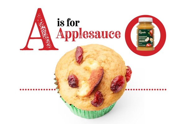 Applesauce muffins