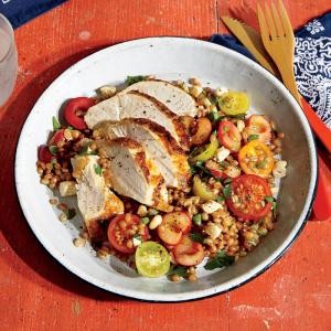 Applewood-smoked chicken with Dijon rub