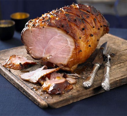 Apricot & ginger ham