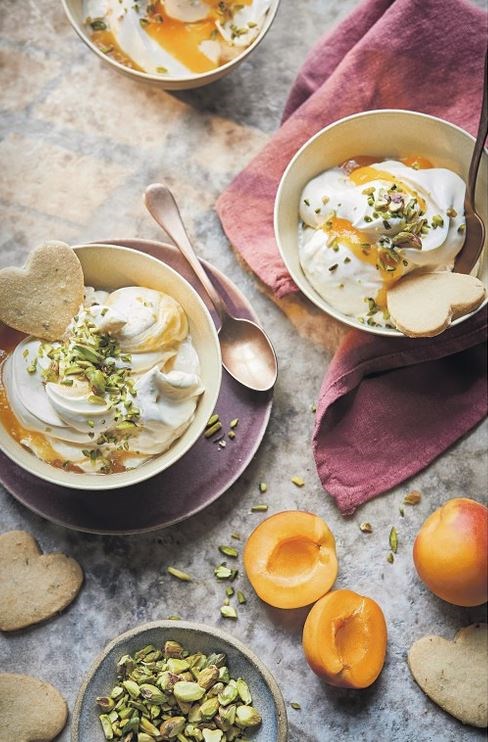 Apricot & honey fool