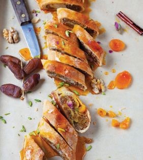 Apricot + walnut roll (Paghlava)