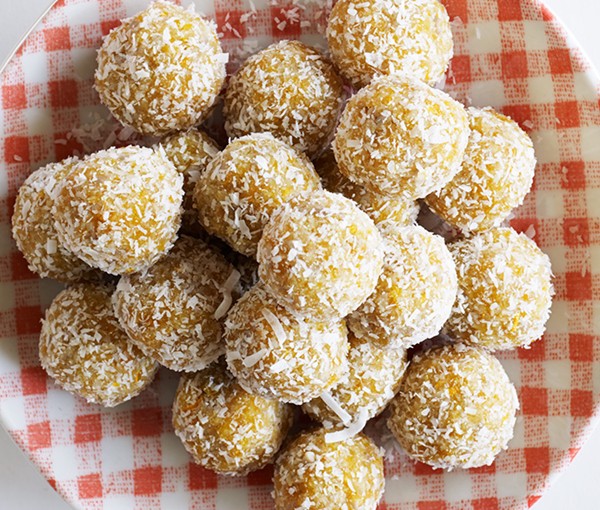 Apricot, almond & orange bliss balls
