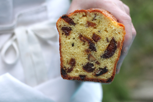 Apricot, almond and lemon cake
