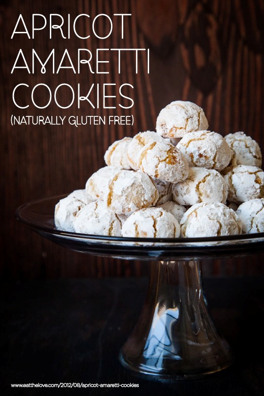 Apricot amaretti cookies (naturally gluten free)