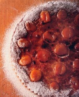 Apricot and almond tart