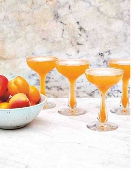 Apricot and bay leaf Bellini