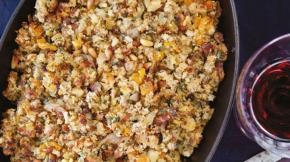 Apricot and pine nut stuffing