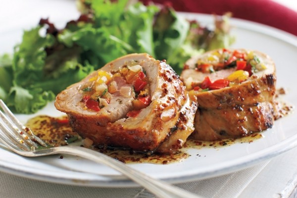 Apricot and red pepper pork tenderloin