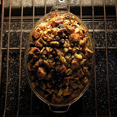 Apricot and walnut stuffing