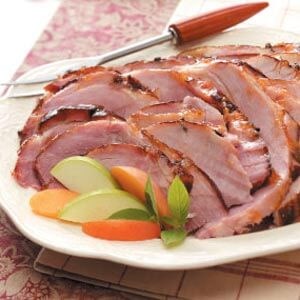 Apricot baked ham