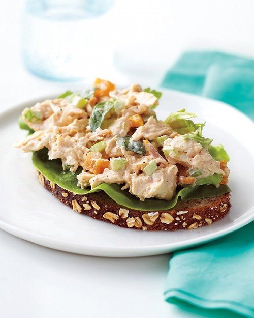 Apricot-basil chicken salad