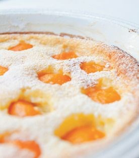 Apricot clafoutis