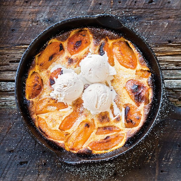 Apricot clafoutis 