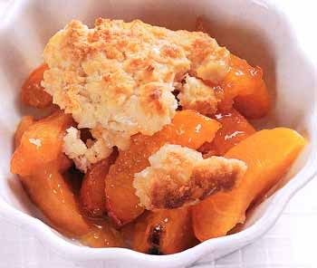 Apricot cobbler