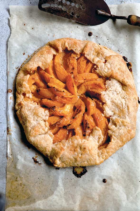 Apricot galette