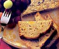 Apricot, ginger, and walnut tea bread
