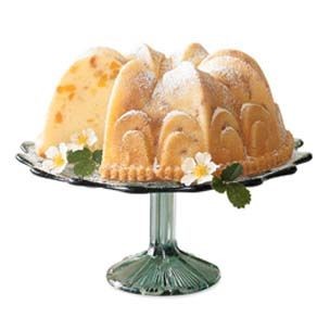 Apricot-ginger pound cake with rum glaze