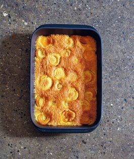 Apricot gratin